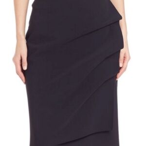 Chiara Boni Navy Ruffled Skirt Size 10